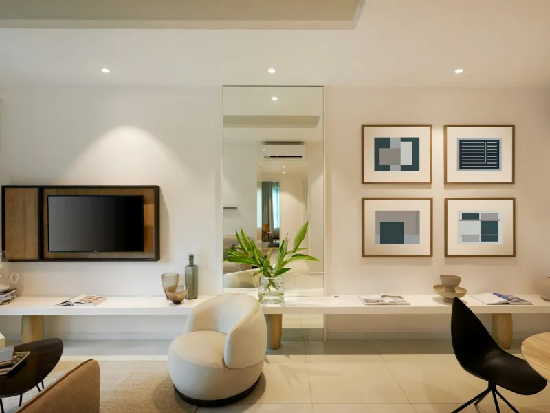 Studio avec balcon, Les Jardins