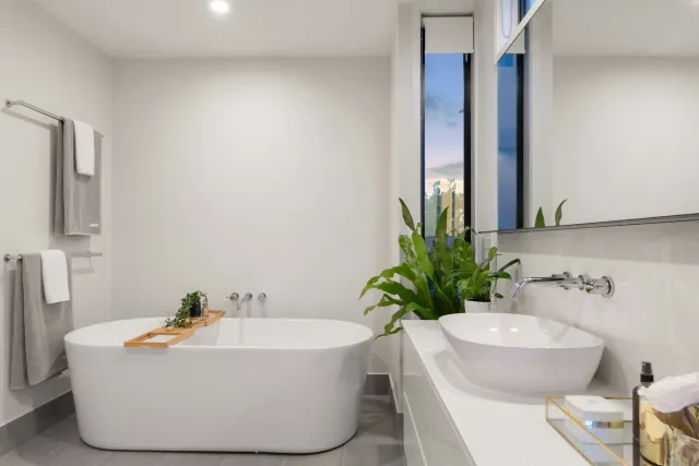 Villa contemporaine avec jardin