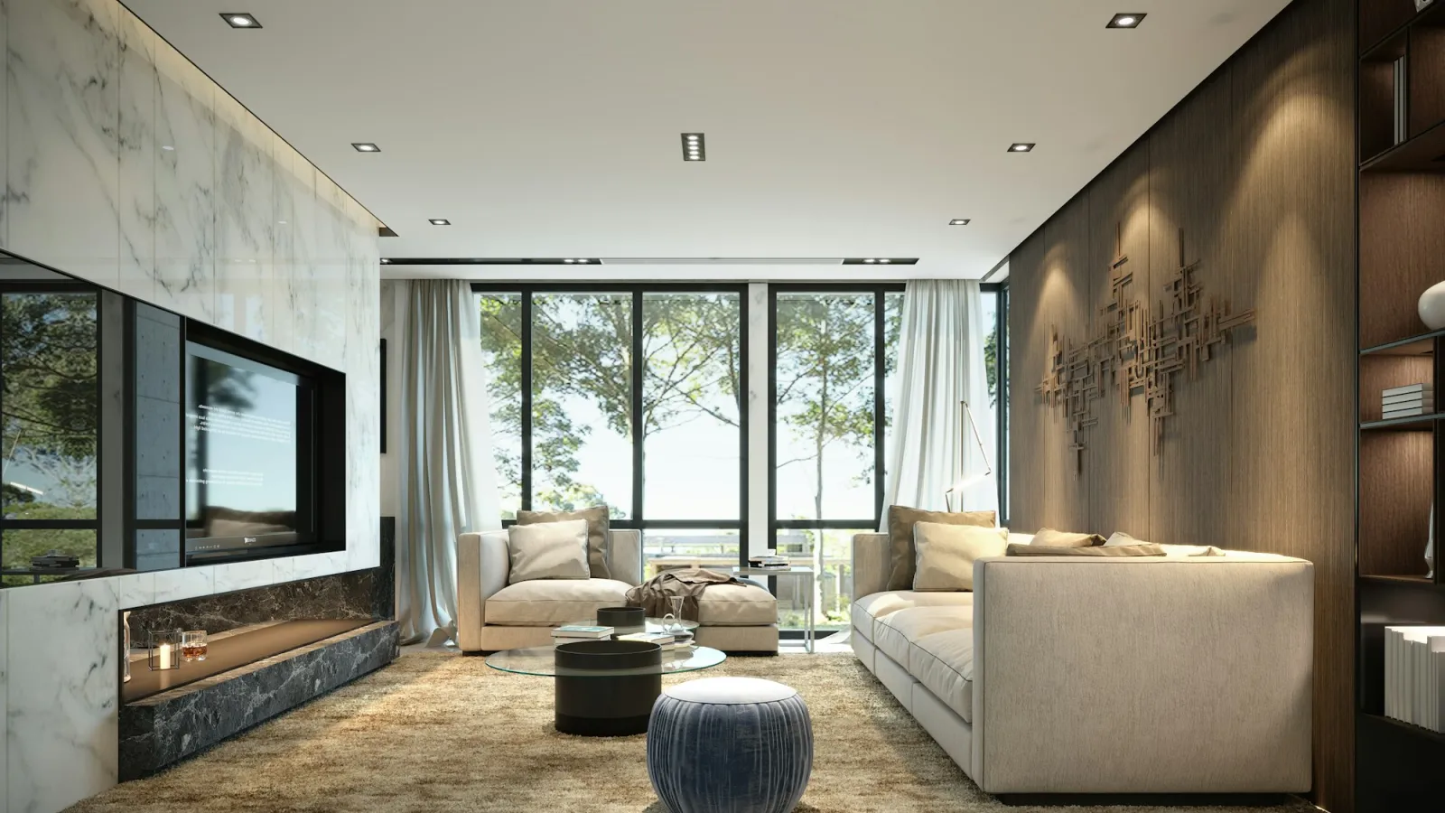 Penthouse avec terrasse panoramique